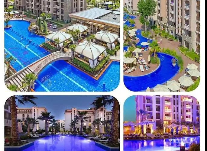 Апартаменты Cascadas, With A Pool View Солнечный берег